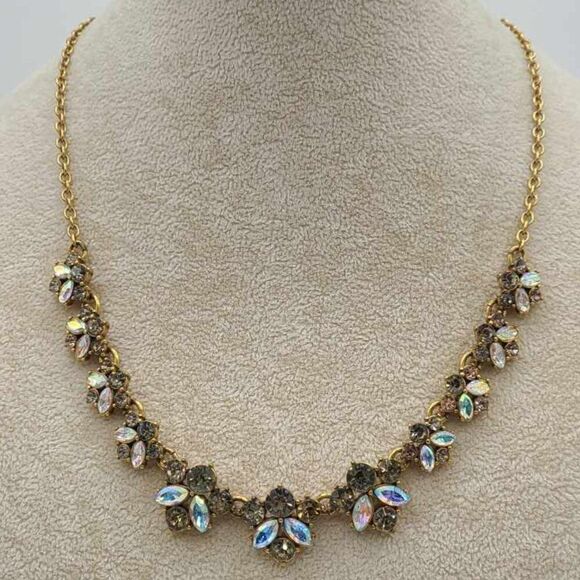 J Crew AB Crystal Cluster Necklace - Picture 5 of 9